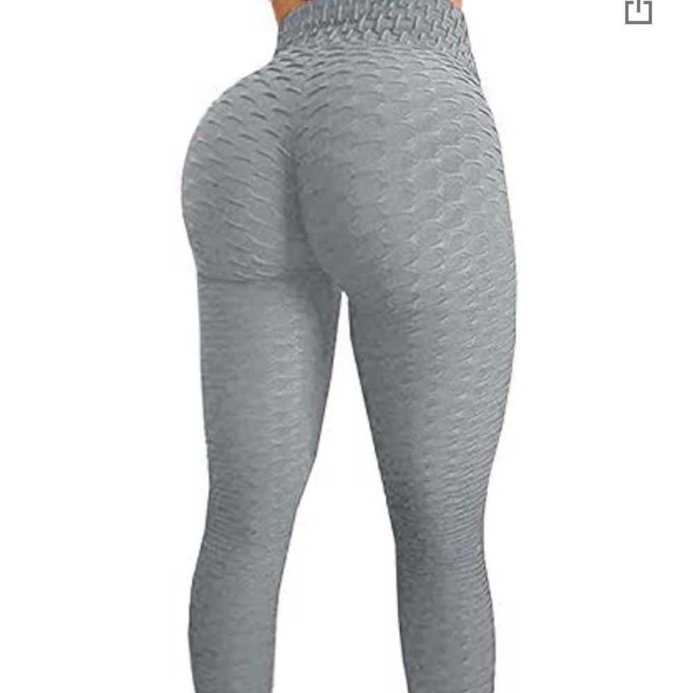 trendy grey ‘tik tok’ leggings